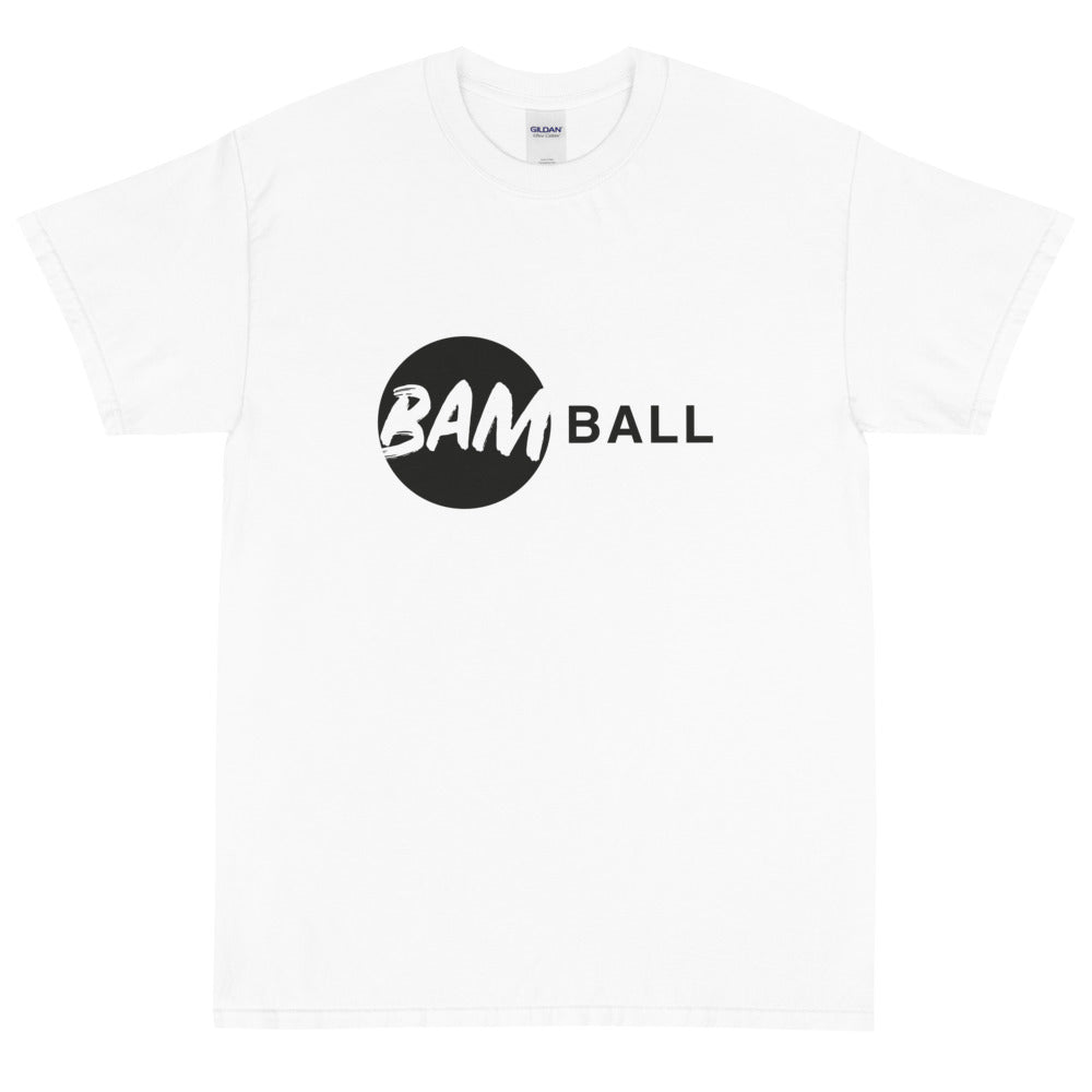 Kurzärmeliges T-shirt mit schwarzem BamBall-Logo